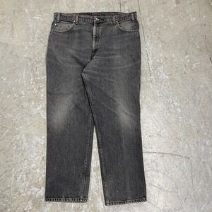 Vintage‎ Levis Jeans Mens 39x30 Black 540 Acid Wash 90s Faded Denim Tag 40x30